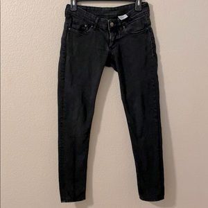Dark denim jeans